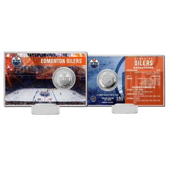 Edmonton Oilers gyűjtői érmék History Silver Coin Card Limited Edition od 5000