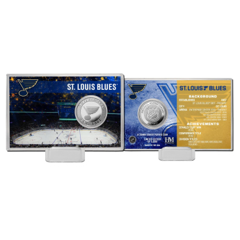 St. Louis Blues gyűjtői érmék History Silver Coin Card Limited Edition od 5000
