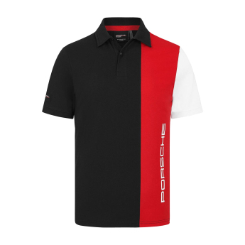 Porsche Motorsport pólóing Stripe black/red/white F1 Team 2024