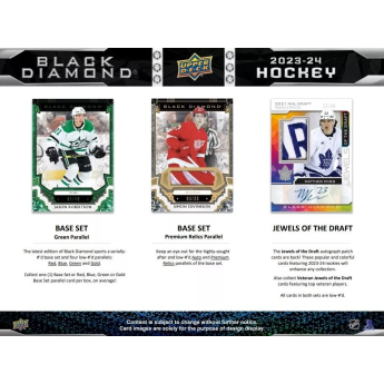 NHL dobozok NHL hokikártyák 2023-24 Upper Deck Black Diamond Hockey Hobby Box