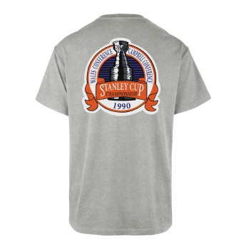 Edmonton Oilers férfi póló Champions Backer 47 ECHO Tee grey