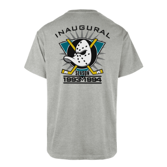 Anaheim Ducks férfi póló Inaugural Season Backer 47 ECHO Tee grey