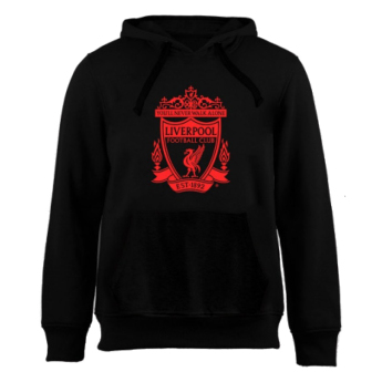 FC Liverpool férfi kapucnis pulóver No35 black