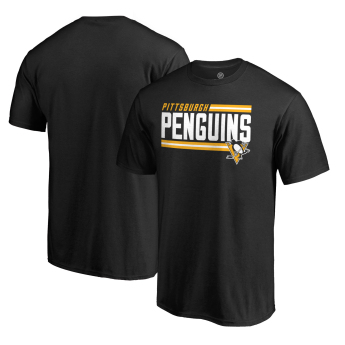 Pittsburgh Penguins férfi póló black Iconic Collection On Side Stripe