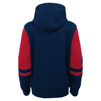 Montreal Canadiens gyerek kapucnis pulóver faceoff colorblocked fleece full-zip