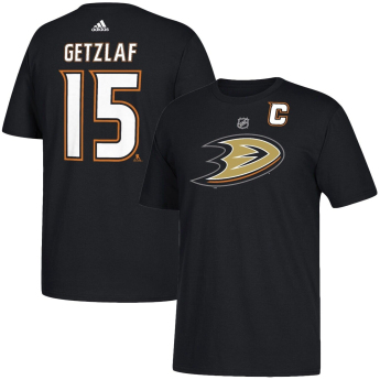 Anaheim Ducks férfi póló logo black Ryan Getzlaf