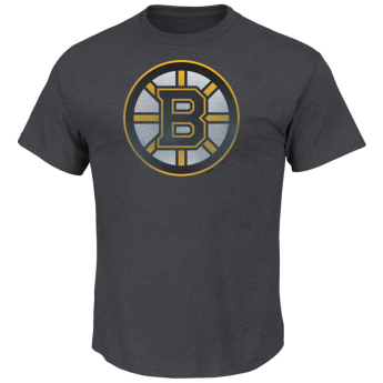 Boston Bruins férfi póló Pigment Dyed grey