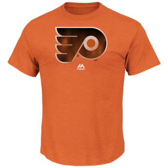 Philadelphia Flyers férfi póló Raise the Level orange