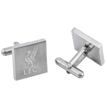 FC Liverpool mandzsettagomb Stainless Steel Square Cufflinks