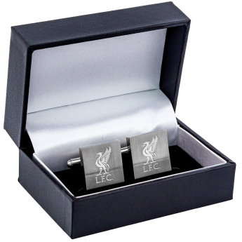 FC Liverpool mandzsettagomb Stainless Steel Square Cufflinks