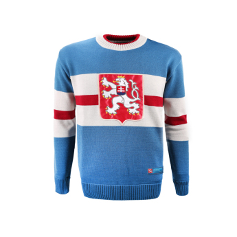 Jégkorong képviselet férfi szvetter Czech republic retro MS 1947 big logo