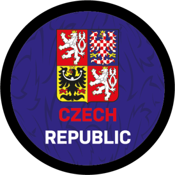 Jégkorong képviselet korong Czech republic logo blue
