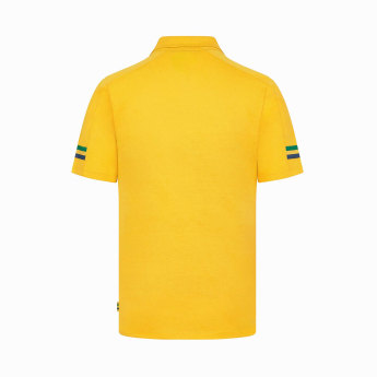 Ayrton Senna pólóing Stripe yellow 2024