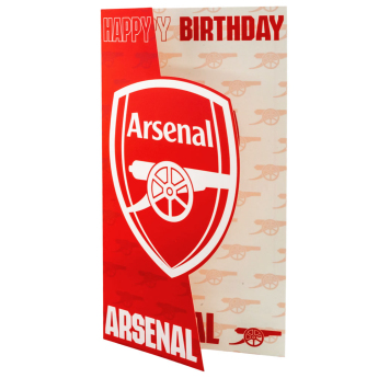 FC Arsenal gratuláció Crest Birthday Card