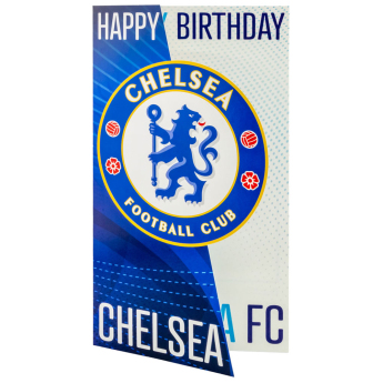 FC Chelsea gratuláció Crest Birthday Card