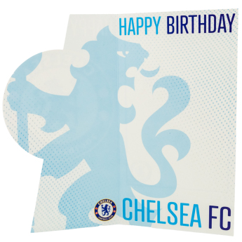 FC Chelsea gratuláció Crest Birthday Card