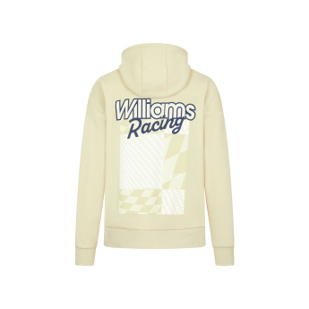 Williams férfi kapucnis pulóver Oversized beige F1 Team 2024
