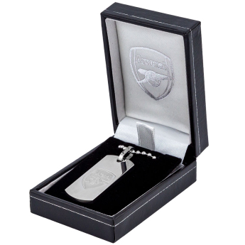 FC Arsenal dögcédula Slim Dog Tag & Chain