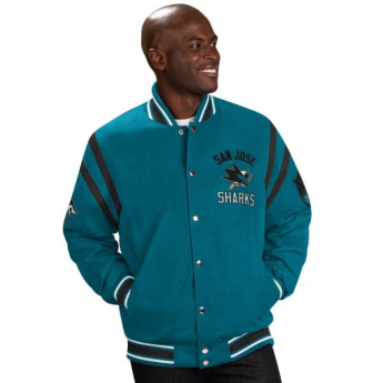 San Jose Sharks férfi kabát Tailback Jacket