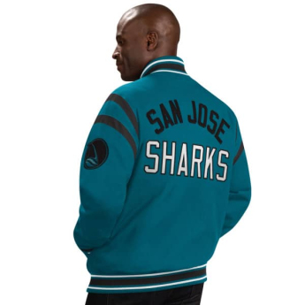 San Jose Sharks férfi kabát Tailback Jacket