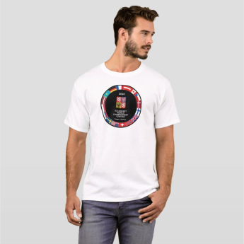 Jégkorong képviselet férfi póló Ice Hockey World Championship Czechia MS 2024 White Puck