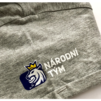 Jégkorong képviselet női póló grey Czech Ice Hockey logo lion