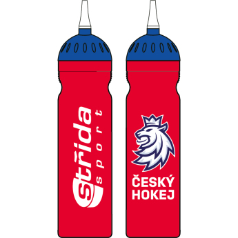 Jégkorong képviselet ivókulacs Czech Republic Logo Lev red