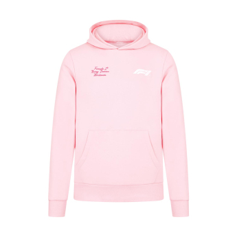 Forma 1 férfi kapucnis pulóver RDW Hoody Primrose Pink F1 2024