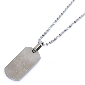 FC Chelsea nyaklánc dögcédulával Matt Finish Dog Tag & Chain