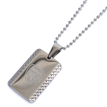 FC Arsenal nyaklánc dögcédulával Patterned Dog Tag & Chain