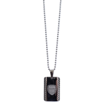 FC Arsenal nyaklánc dögcédulával Patterned Dog Tag & Chain