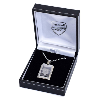 FC Arsenal nyaklánc dögcédulával Patterned Dog Tag & Chain
