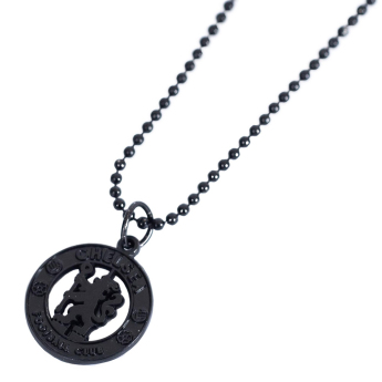 FC Chelsea nyakpánt Black Plated Pendant & Chain