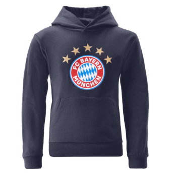 Bayern München gyerek kapucnis pulóver Essential navy