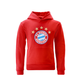 Bayern München gyerek kapucnis pulóver Essential red