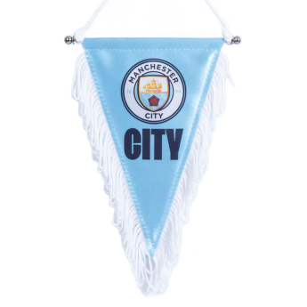 Manchester City zászló Triangular Mini Pennant