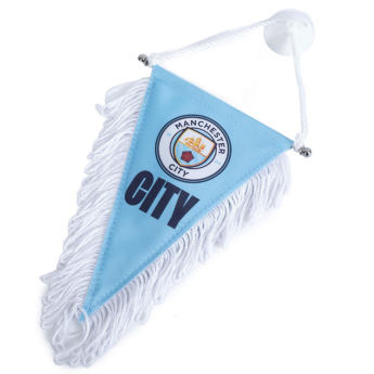 Manchester City zászló Triangular Mini Pennant