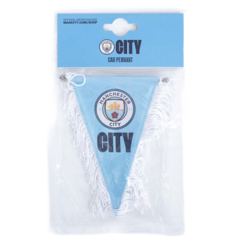 Manchester City zászló Triangular Mini Pennant