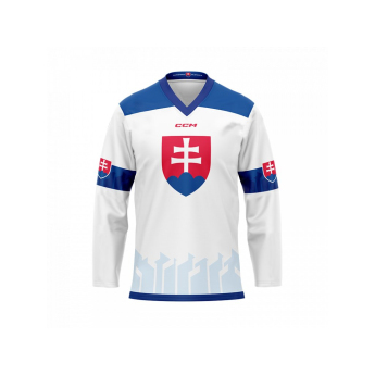Jégkorong képviselet hoki mez Slovakia Juraj Slafkovský #20 CCM Hockey fan white