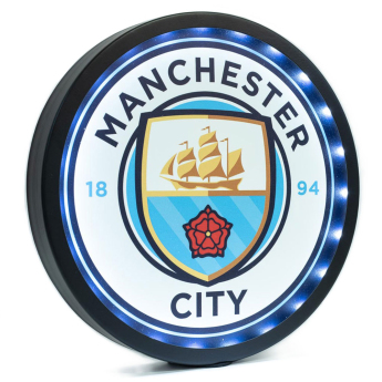 Manchester City logó a falra Metal LED Logo Sign