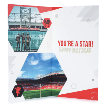 Manchester United születésnapi köszöntő Super Son Birthday Card