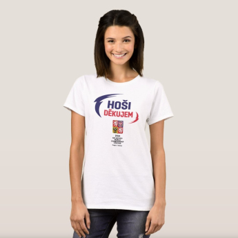 Jégkorong képviselet női póló Ice Hockey World Championship Czechia MS 2024 White