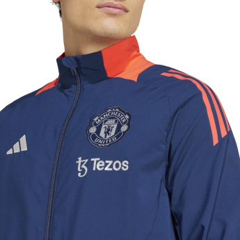 Manchester United férfi kabát Presentation indigo