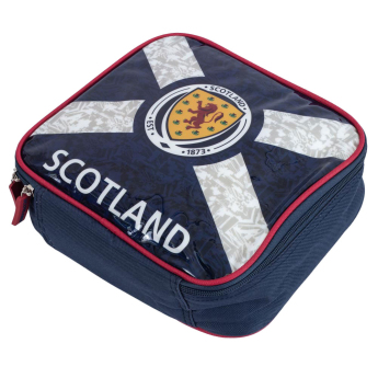 Labdarúgó válogatott tízórai táska Scottish FA Navy blue large full color crest
