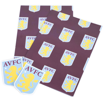 Aston Villa csomagolópapír Text
