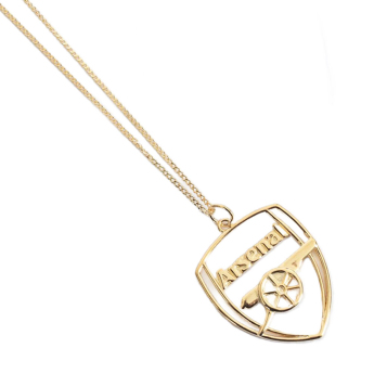 FC Arsenal nyaklánc medállal 18ct Gold Plated on Silver Crest