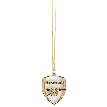 FC Arsenal nyaklánc medállal 18ct Gold Plated on Silver Crest
