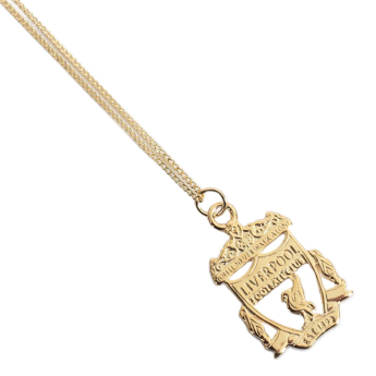 FC Liverpool nyaklánc medállal 18ct Gold Plated on Silver Crest