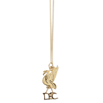 FC Liverpool nyaklánc medállal 18ct Gold Plated on Silver Liverbird