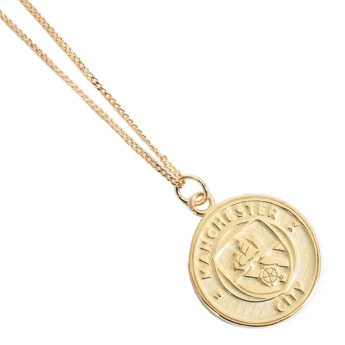 Manchester City nyaklánc medállal 18ct Gold Plated on Silver